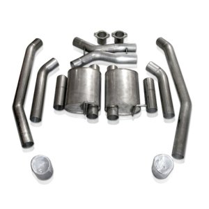 Pontiac GTO Performance Exhaust - Stainless Works - Cat Back Chambered with X-pipe - `05-`06